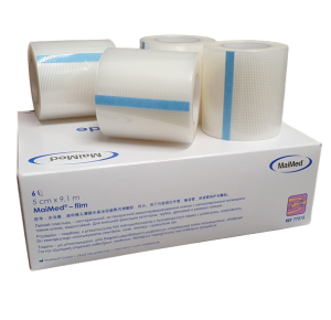 Przylepce wodoodporne foliowe 5 cm x 9,1 m Film 6 sztuk Maimed