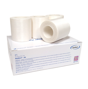 Przylepce z jedwabiu 5 cm x 9,1 m Silk 6 sztuk Maimed