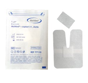 Plaster jałowy do mocowania kaniul 8 cm x 6 cm Caplast I.V. 1 sztuka