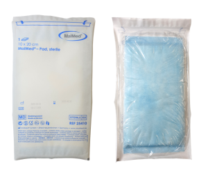Jałowy kompres chłonny 10 cm x 20 cm PAD Maimed 1 sztuka