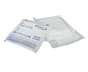 Kompresy jałowe z gazy 10 cm x 10 cm 8 warstw 17 nitek 1 x 3 sztuki MK Maimed