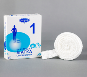 Elastyczna siatka opatrunkowa ( NR 1 ) na palec 1,5 cm x 1 m Biomar