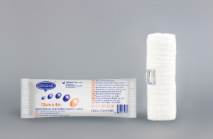 Opaska elastyczna uciskowa z zapinką 10 cm x 4 m Biomar 1 sztuka