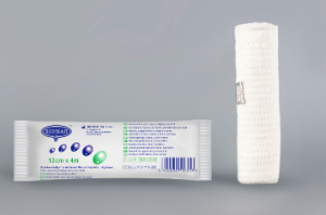Opaska elastyczna uciskowa z zapinką 12 cm x 4 m Biomar 1 sztuka