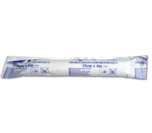 Opaska dziana podtrzymująca 15cm x 4m 1 sztuka Biomar