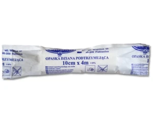 Opaska dziana podtrzymująca 10cm x 4m 1 sztuka Biomar