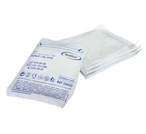 Kompresy jałowe z gazy 7,5 cm x 7,5 cm 8 warstw 17 nitek 1 x 3 sztuki MK Maimed