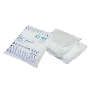 Kompresy jałowe z gazy 7,5 cm x 7,5 cm 8 warstw 17 nitek 1 x 5 sztuk MK Maimed