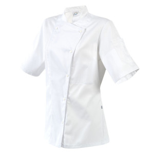 Veste de cuisine femme manches courtes MANILLE Robur