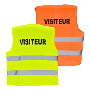 Gilet de sécurité marquage Visiteur Singer Safety