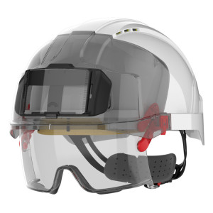 Casque ventilé + lunettes + porte badge EVO VISTA LENS JSP