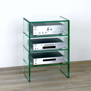 Hifi-Glasregal The Art Maßanfertigung Glasmöbel – in Deutschland produziert