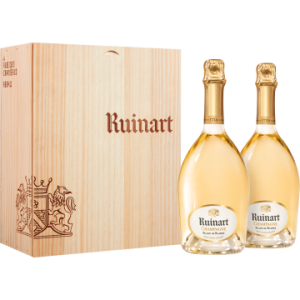 Champagner Ruinart - Blanc de Blancs - Geschenkset 2 Fl.