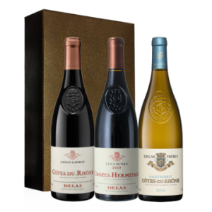 Wein Geschenkset - 100% Maison Delas 3 fl.