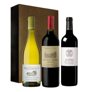 Vinatis Wein Geschenkset - Goldprämiert & Günstig - 3 Fl.