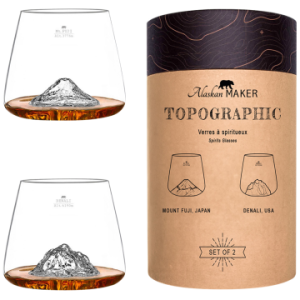 2 Gläser Spirituosen - Fuji & Denali - Alaskan Maker