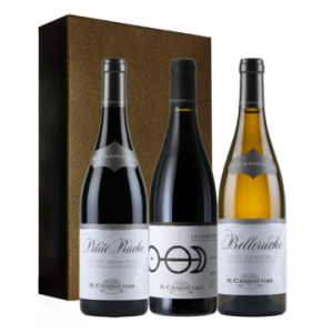 Maison Michel Chapoutier Wein Geschenkset - Best-of M. Chapoutier - 3 Fl.