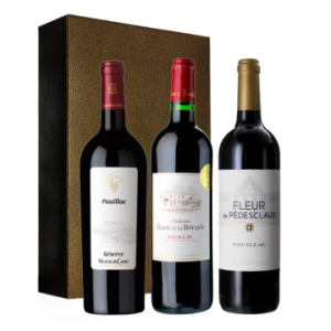 Vinatis Wein-Geschenkset - Bordeaux Pauillac Bestseller - 3 Fl.