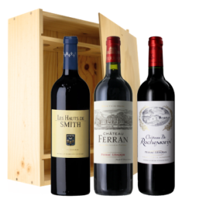 Vinatis Wein Geschenkset - Pessac-Léognan - 3 Fl. OHK