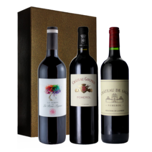 Vinatis Wein Geschenkset - Bordeaux Pomerol - 3 Fl.