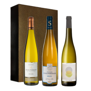 Vinatis Wein-Geschenkset - Elsass Riesling Bestseller - 3 Fl.