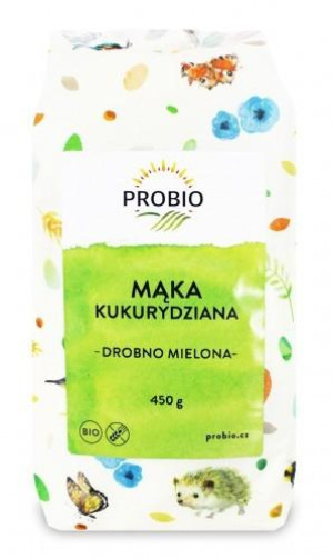 Mąka kukurydziana bezglutenowa 450g PROBIO