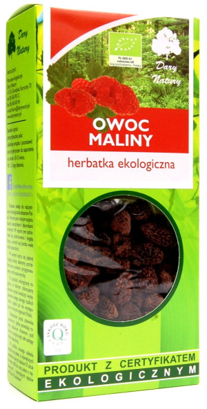 Herbatka Maliny Owoc 50g Dary Natury