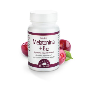 Melatonina B12 60 kapsułek Dr. Jacobs
