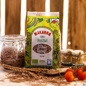 Makaron Orkiszowy Razowy nitki 400g Bio Babalscy