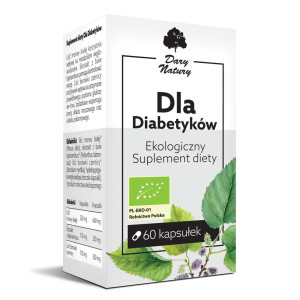 Dla Diabetyków 60 kapsułek 33,6g Dary Natury