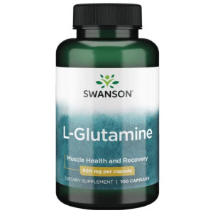 L-Glutamine 500 mg 100 kapsułek Swanson