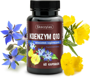 Koenzym Q10, wiesiołek i ogórecznik 60 kaps. Skoczylas