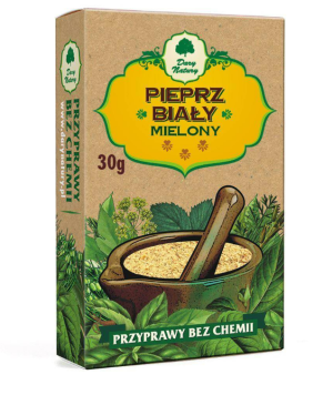 Pieprz Biały Mielony 50 g Dary Natury