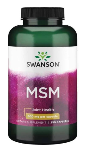 MSM 500 mg 250 kapsułek Swanson
