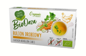 Kostka rosołowa drobiowa, bulion 66 g BioOaza