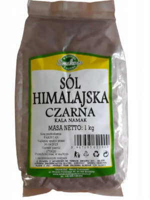 Sól Himalajska Czarna Kala Namak 1kg Smakosz
