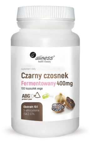 Czarny czosnek fermentowany ABG10+® 400 mg x 100 kaps Vege