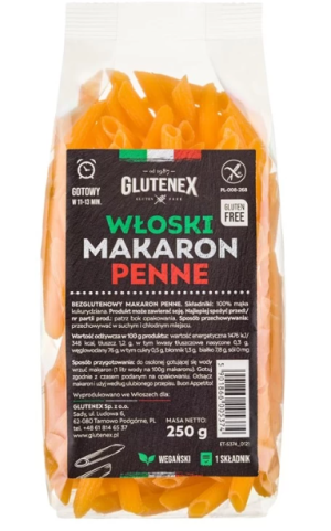 Włoski makaron penne 250g Glutenex