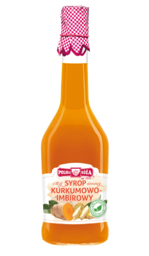 Syrop Kurkumowo-Imbir.500ml Polska Róża