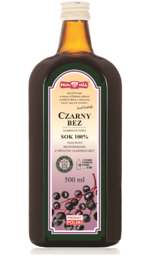 Sok czarny bez 500ml Polska Róża