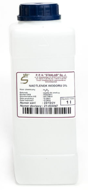 Nadtlenek wodoru 3% CZDA 1L Stanlab