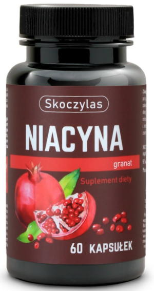 Niacyna z granatem 60 kapsułek