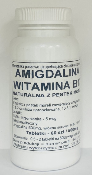 Amigdalina B17 - tabletki - 500mg Podkowa