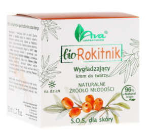 Bio Rokitnik, krem odżywczy do twarzy na noc, 50 ml Ava