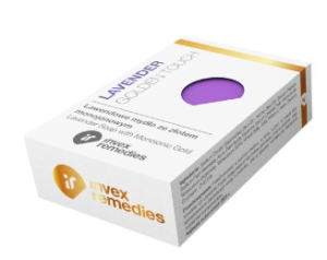 Mydło ze Złotem lawendowe 100g Invex Remedies