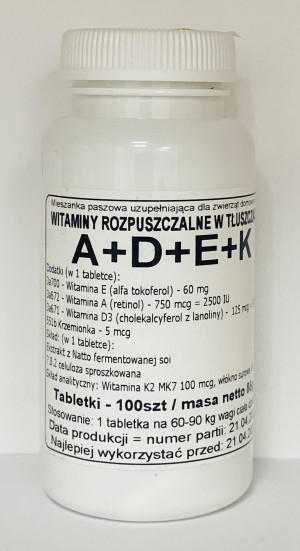Witamina ADEK 100tab.Podkowa