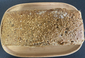 Chleb z samopszy na naturalnym zakwasie duża blacha