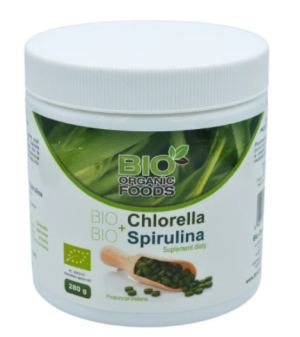 Chlorella BIO + Spirulina BIO 280g Bio Organic Food