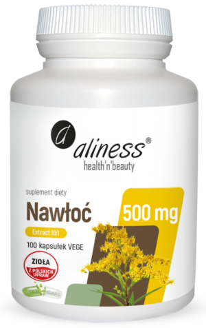 Nawłoć (Solidago virgaurea L) ekstrakt 10:1 500mg Aliness