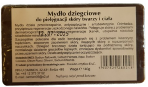 Mydło dziegciowe 140g Carmen